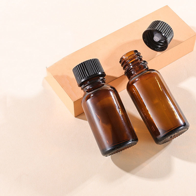 Good price 5ml Essential Oil Bottles  Amber Glass Cosmetic Bottles With Long Inner Plug OEM ODM online