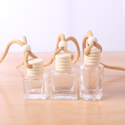 Good price Customized Car Perfume Bottle 8ml 10ml 12ml Clear Car Air Freshener Empty Bottle online