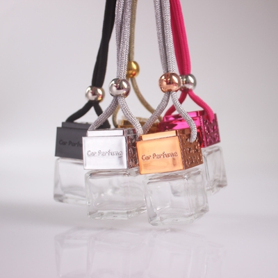 Good price Empty Car Perfume Bottle 8ml Square Unique Wooden Perfume Bottle online