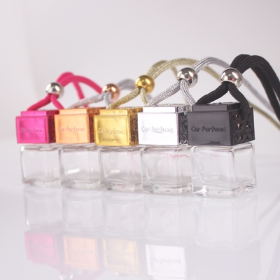 Good price Colorful Wooden Lid Car Perfume Bottle With String And Rubber Stopper online