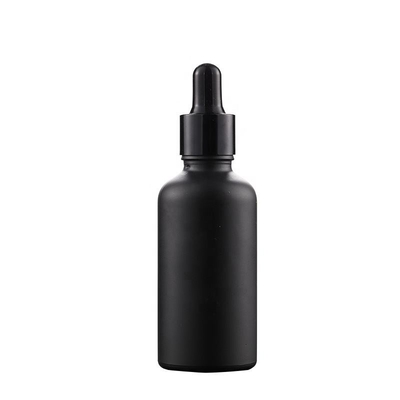 Dobra cena. Wysokiej klasy zamrożone butelki z czarnego szkła 20 ml-100 ml do oleju eterycznego w Internecie