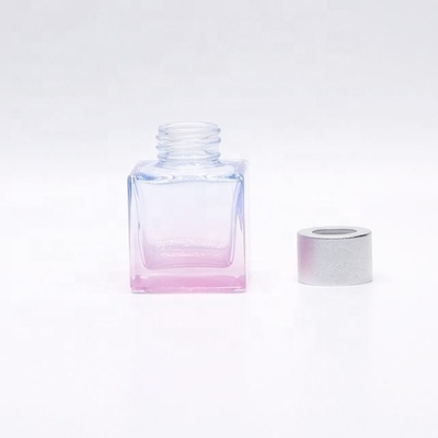 Good price Luxury 50ml Reed Diffuser Bottle Amber Color Square Essential Oil Diffuser Bottles online