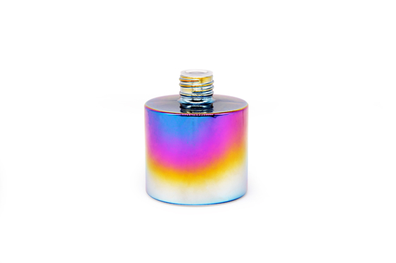 Good price 200ML Round Reed Diffuser Bottle High White Glass Aromatherapy Bottle With Screw Cap online