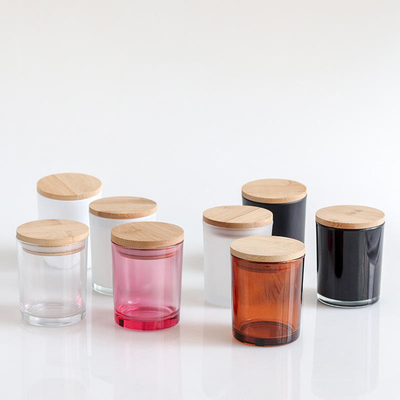 Good price 7OZ Matte White Candle Jar Empty Frosted Glass Candle Jars With Lids online
