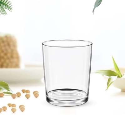 Good price 10oz Clear Round Empty Candle Container Glass Candle Jars For Candle Making online